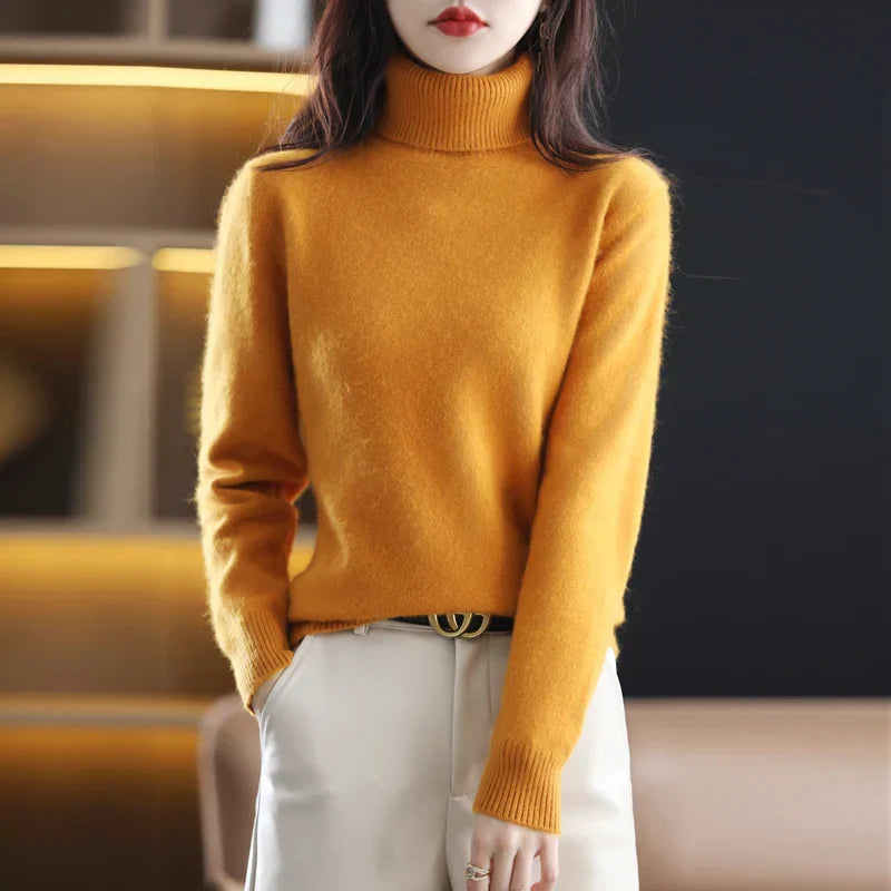 Maglione dolcevita in cashmere