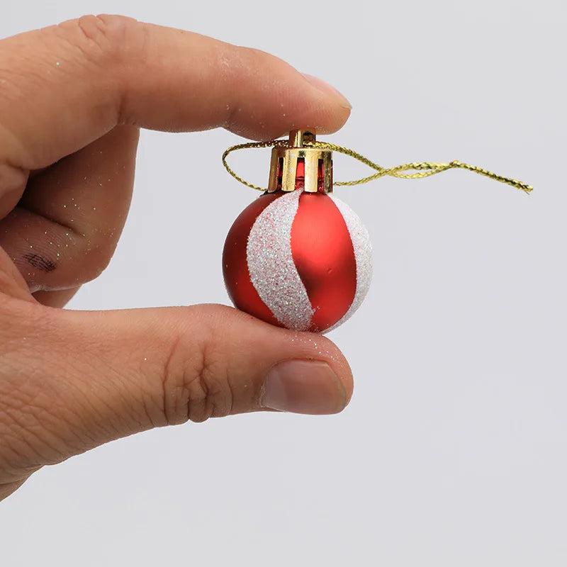 HohoCharm® Boules de Noël Peintes à la Main – Magie Festive pour Votre Maison