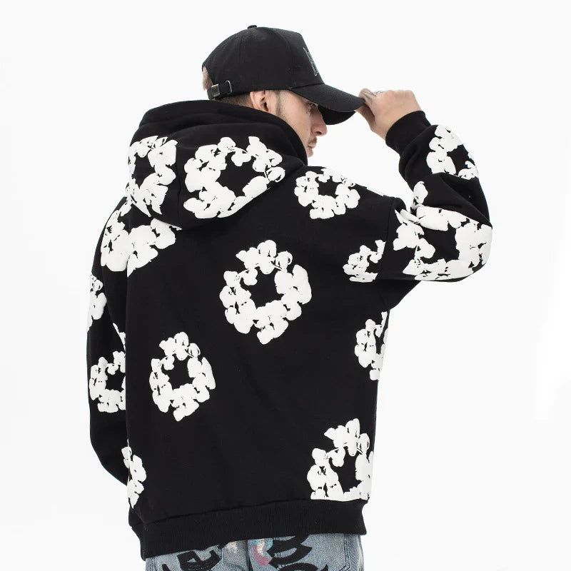 Felpa con Cappuccio Casual da Uomo