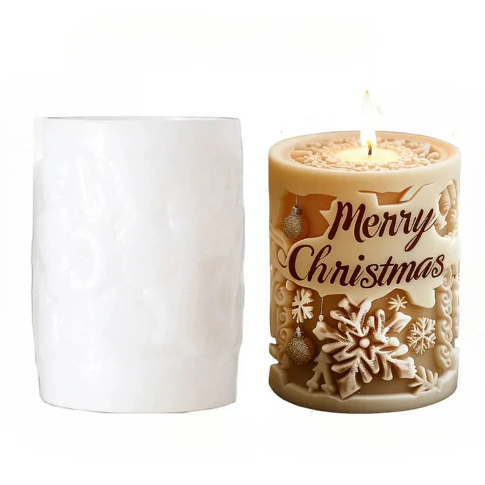 CandleArt® Élégante Forme de Bougies 3D de Noël pour Ambiances Festives