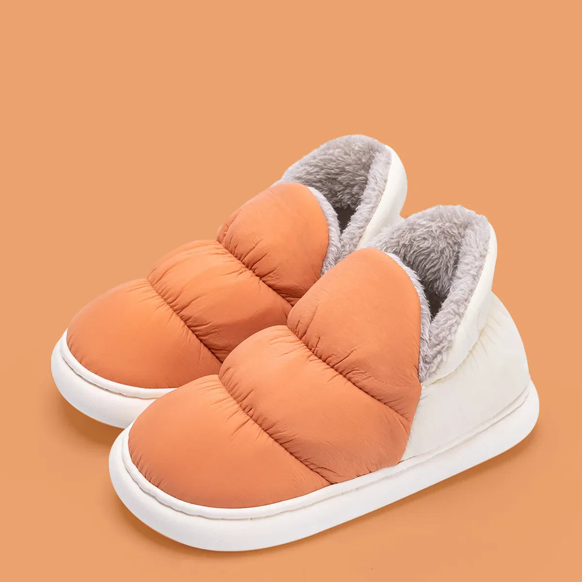 Leona® Chaussons d'Hiver Antidérapants et Imperméables pour Femmes