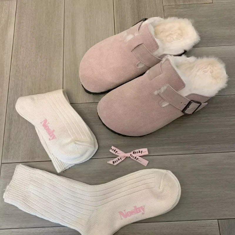 Casa® Chaussons Fleece Confortables pour Femmes