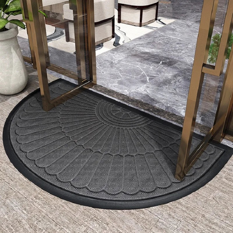 ReineGlanz® Tapis en Caoutchouc Demi-Cercle Exclusif pour Entrées Élégantes