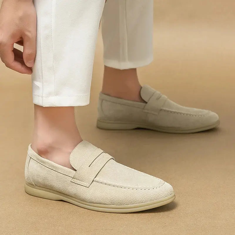 Mocassini Eleganti in Pelle da Uomo Comodi Slip-On