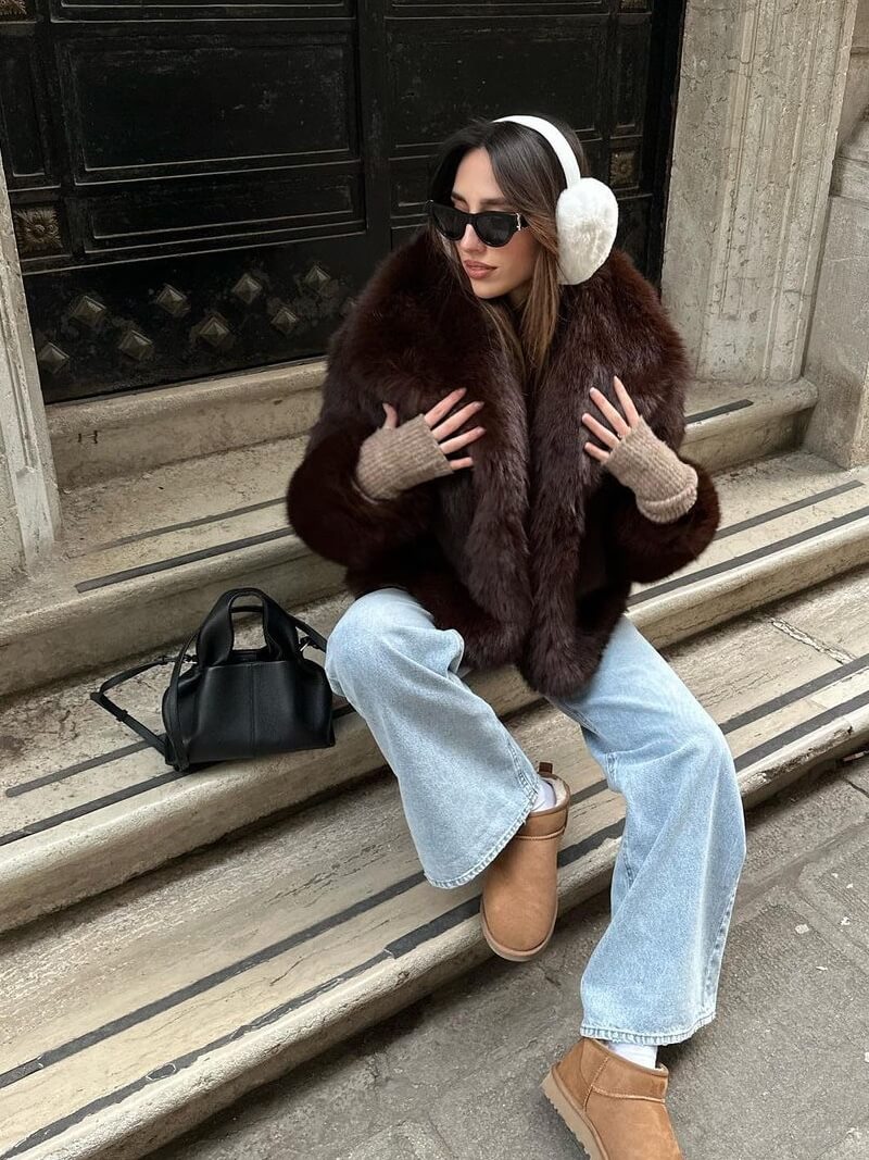 Borsa a tracolla in similpelle vegana