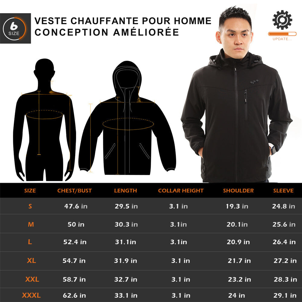 Veste chauffante Tim®