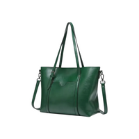 Borsa a spalla strutturata con chiusura a cerniera