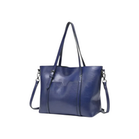 Borsa a spalla strutturata con chiusura a cerniera