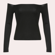 top spalle scoperte, maglia nera elegante, maglia spalle scoperte, maglia maniche lunghe elegante, moda donna, abbigliamento femminile, top eleganti, bluse donna, camicie donna, top moda, tendenze donna, abbigliamento casual donna, maglia elegante donna, stile casual femminile, moda femminile elegante, outfit donna casual moderno, top donna casual, abiti trendy donna, stile donna alla moda