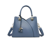 Borsa a tracolla con cerniera superiore | Accento ciliegia con tracolla convertibile