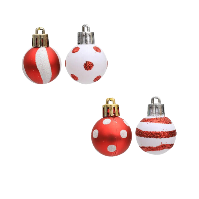 HohoCharm® Boules de Noël Peintes à la Main – Magie Festive pour Votre Maison