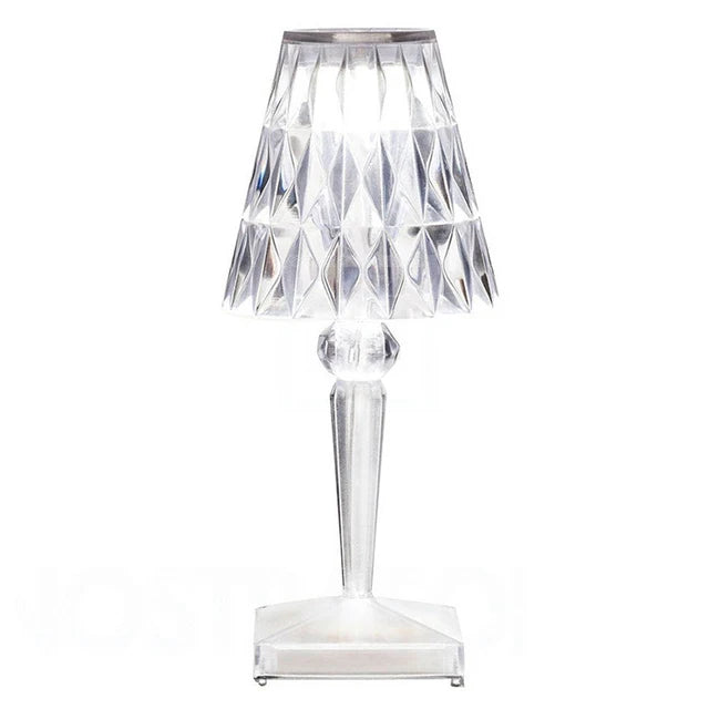 LuminousCrystal - Lampe de Table en Acrylique Cristal d'Art