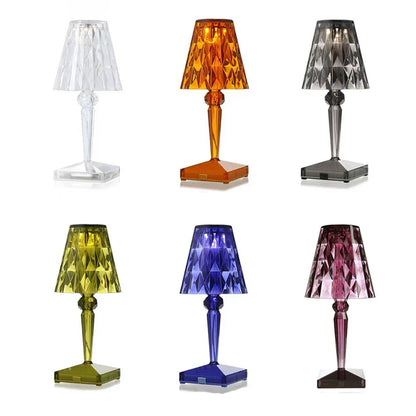 LuminousCrystal - Lampe de Table en Acrylique Cristal d'Art