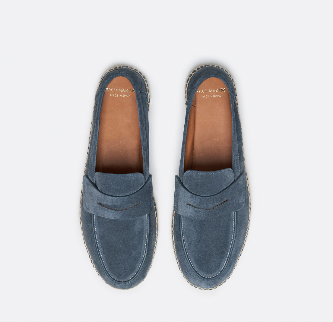 Mocassini slip-on in pelle vintage uomo