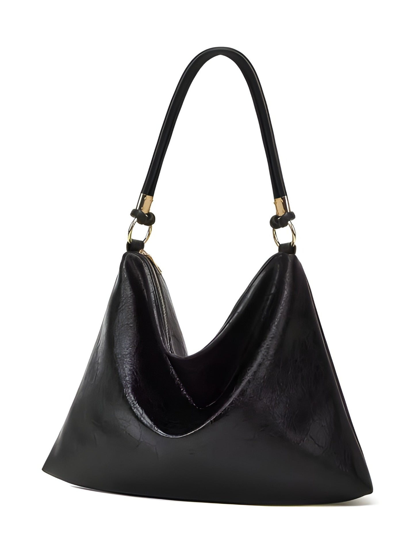 Borsa a spalla in pelle vegana | Design spazioso con cerniera unica