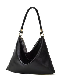 Borsa a spalla in pelle vegana | Design spazioso con cerniera unica