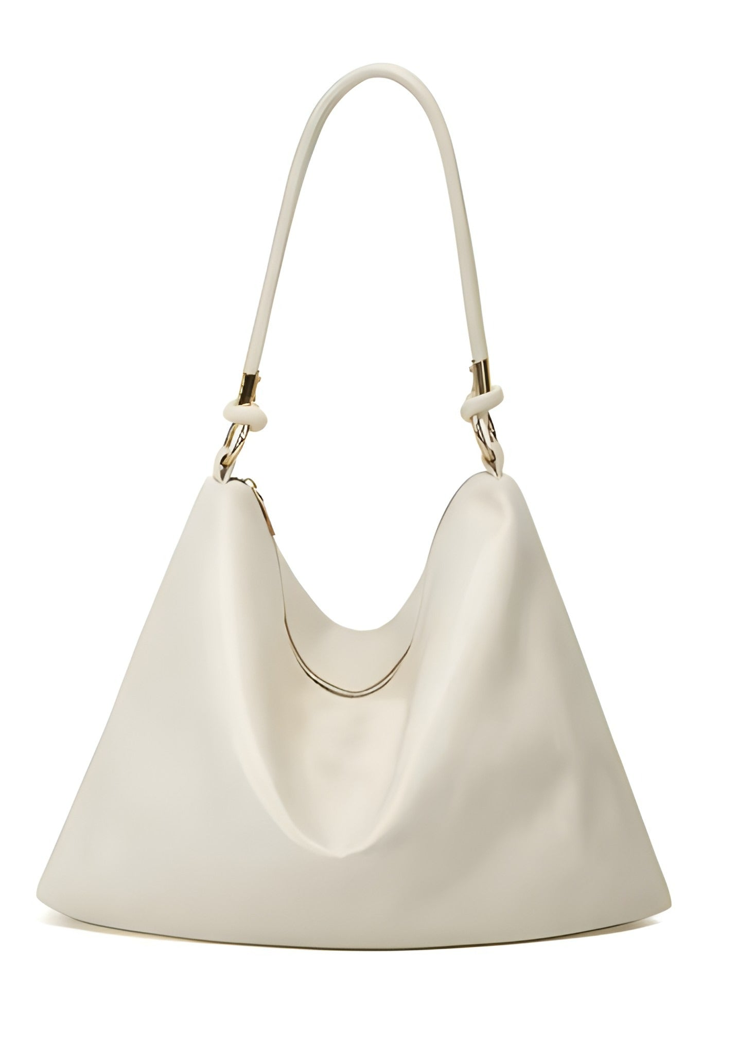 Borsa a spalla in pelle vegana | Design spazioso con cerniera unica
