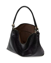 Borsa a spalla in pelle vegana | Design spazioso con cerniera unica