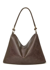 Borsa a spalla in pelle vegana | Design spazioso con cerniera unica