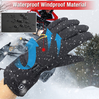 Guard®  Gants chauffants unisexes – Parfaits pour le ski, la moto et les aventures en plein air