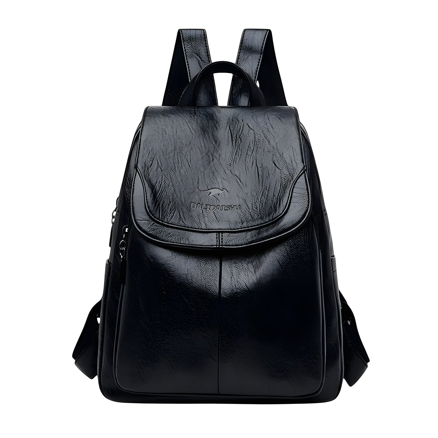 zaino da viaggio donna, zaino laptop donna, zaino università donna, zaino lavoro donna, zaino elegante donna, zaino con zip nascosta, commuter bag, durable backpack, laptop backpack, travel backpack, travel backpack for women; zaino multifunzione nero per donna, design moderno con spallacci imbottiti, tasche organizzative, comparto laptop imbottito, dettaglio zip nascosta per sicurezza e stile, ideale per università, lavoro, viaggi.