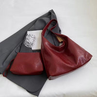 Chic - Borsa a mano vintage donna di grande formato e tendenza