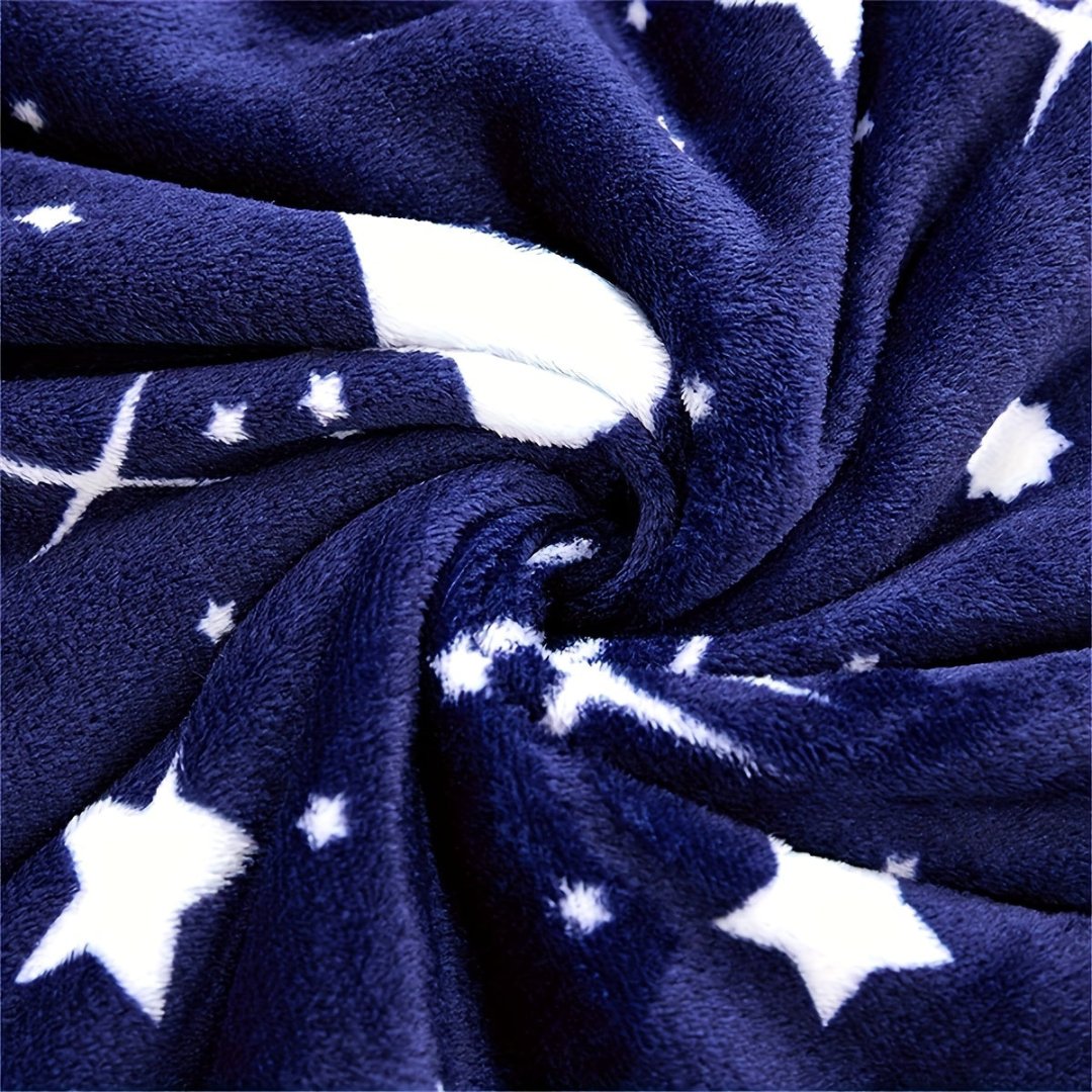 Couverture Polaire Stylée MeteorLuxe® en Bleu