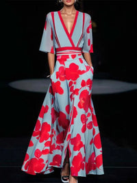 Sara - Abito Elegante con Maniche di Cotone