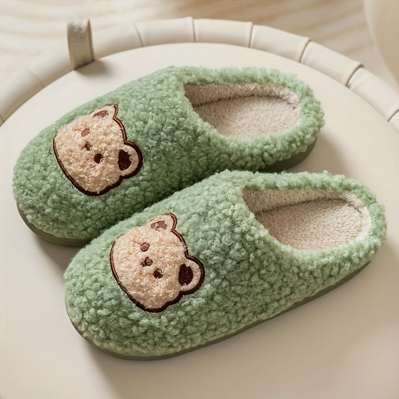 Dobi® Chaussons Antidérapants en Peluche Douce