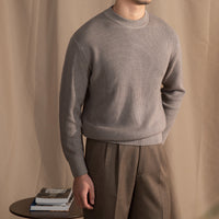 FUTIRE - Maglione a Collo Tondo con Maglia a Maglia Larga e Spessa
