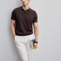 CAVIRE | Polo Casual Old Money da Uomo a Maniche Corte