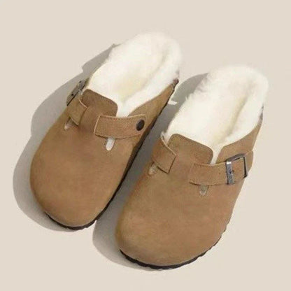 chaussons confortables pour femme antidérapants et chauds pour l'hiver  