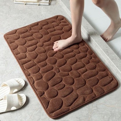 MarmorGlatt™ Tapis de Bain en Galets