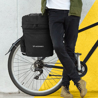 Sacoche vélo étanche adaptée pour porte bagage et équipement cycliste