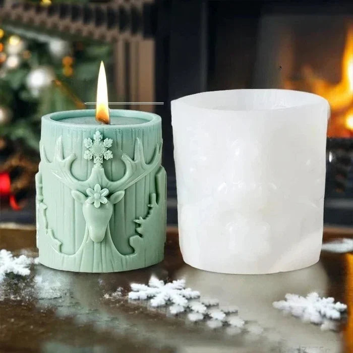 CandleArt® Élégante Forme de Bougies 3D de Noël pour Ambiances Festives