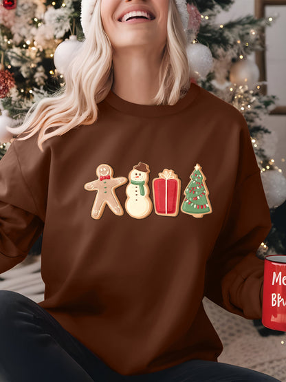 Mia® Sweatshirt Festif pour Femme avec Motifs de Noël