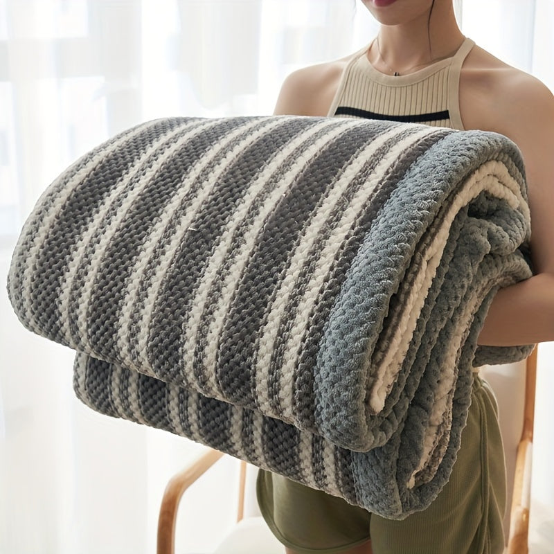 PlaidPlush® Couverture Carreaux Luxueuse en Polaire Douce pour des Moments Confortables