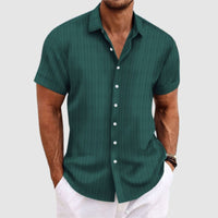 Camicia a Maniche Corte Loose Fit