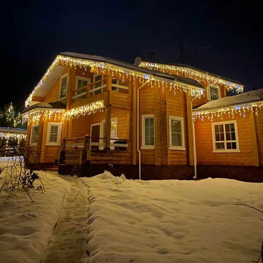 Guirlande lumineuse led extérieure pour décoration de Noël