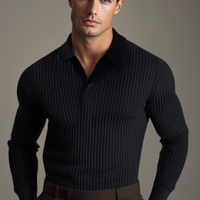 Camicia Casual con Colletto Aperto