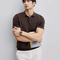 CAVIRE | Polo Casual Old Money da Uomo a Maniche Corte