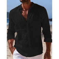 Camicia Casual da Uomo in Lino