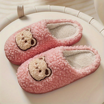 Dobi® Chaussons Antidérapants en Peluche Douce