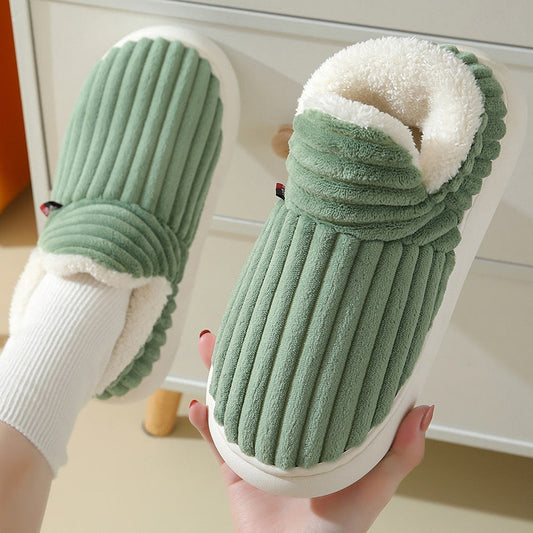 chaussons chauds femme confortables antidérapants pour l'hiver