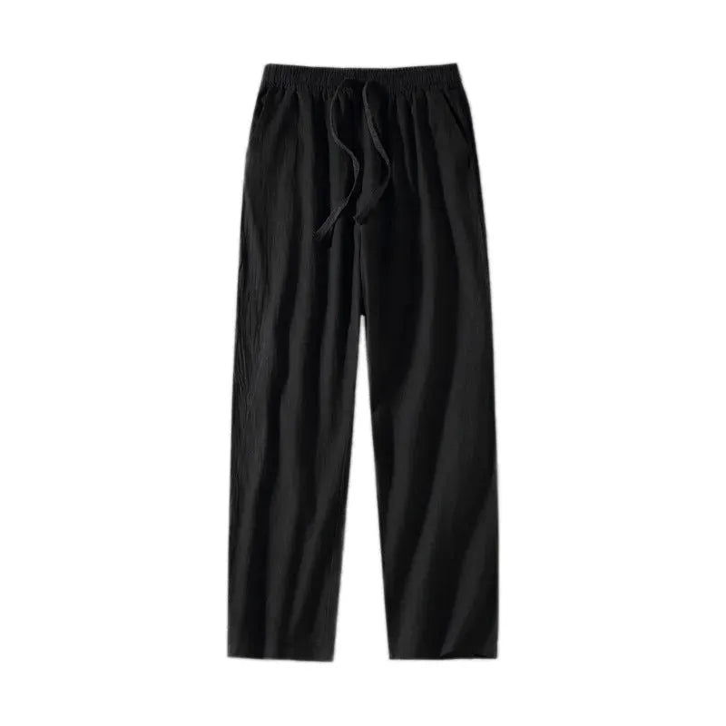 Loose Old Money – Pantaloni Casual in Lino Sciolti