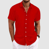 Camicia a Maniche Corte Loose Fit