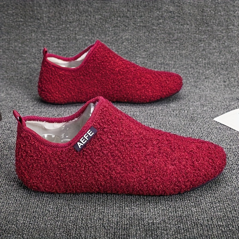 Pantofole nere cozy con interno morbido e antiscivolo