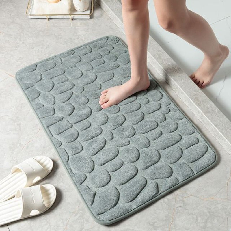 MarmorGlatt™ Tapis de Bain en Galets