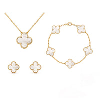 Cindy - Set di Gioielli Elegante con Quadrifoglio per Donna