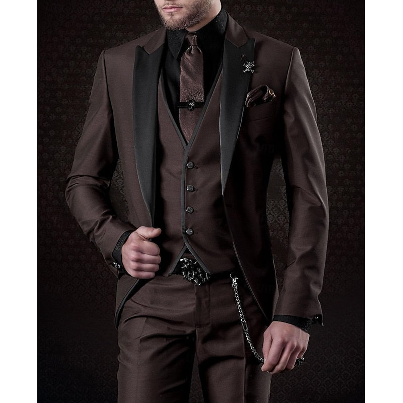 Completo elegante tre pezzi in lino